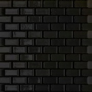 Мозаика Ceramica di Treviso Loft Mattoncino Pitts Nero 2.5x5